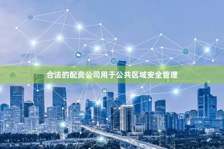 合法的配资公司用于公共区域安全管理